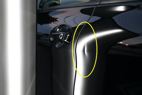 愛車のヘコミは心は大きくヘコミます！だからこそ最短修理のデントリペア