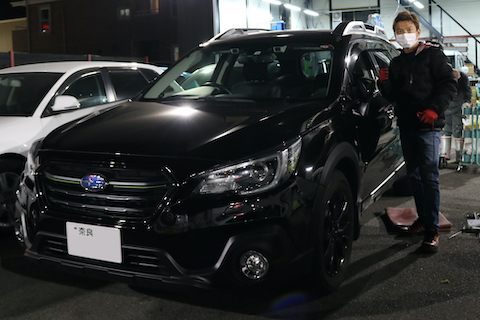 ヘコミを裏から押し出すデントリペアで塗装しない修理方法！