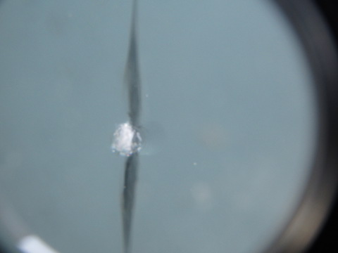 まっすぐで伸びそうな飛び石の傷を修理します！