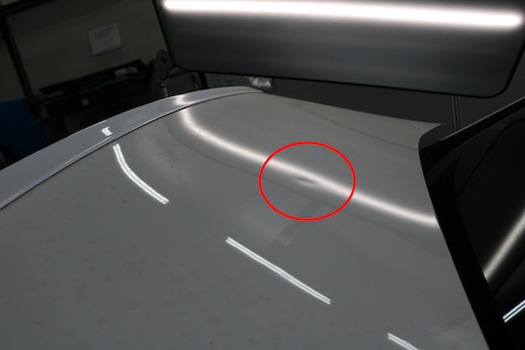 トランクのヘコミもデントリペアで即時修理！