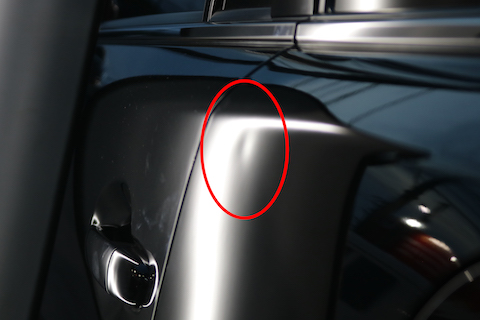 デントリペアできないと断られたヘコミ修理を直します！