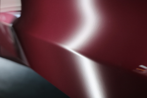 プレスライン・角・凹凸、車のヘコミをデントリペアで塗装せずに再現！