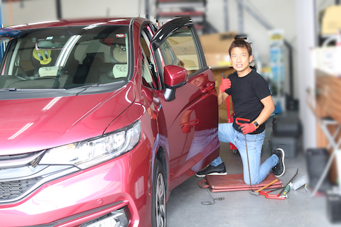 プレスライン・角・凹凸、車のヘコミをデントリペアで塗装せずに再現！