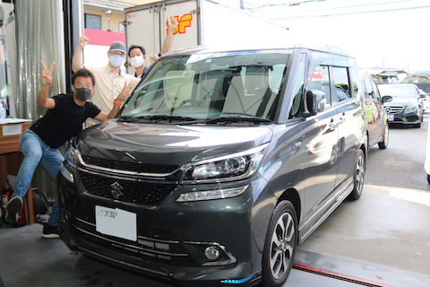  複雑な複数のヘコミが重なった部分も、デントリペアで綺麗に修理！