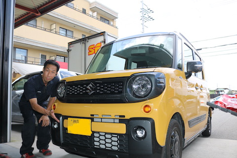 修理可能な範囲を超えたフロントガラスのヒビ割れを直します！