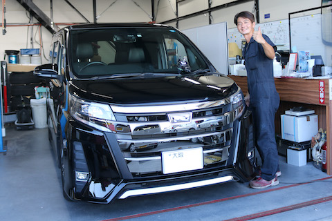 フロントガラスヒビ割れ、傷が伸びる前なら修理できます！