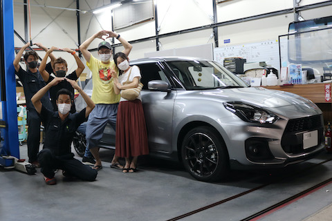 納車1週間でヘコミ！デントリペアで元の新車に戻します！