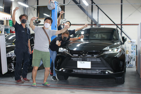 新車納車して1週間のヘコミ修理、それなら塗装しないデントリペア修理！