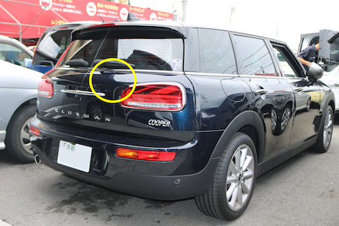 BMWミニのヘコミ修理も塗装しないデントリペア！