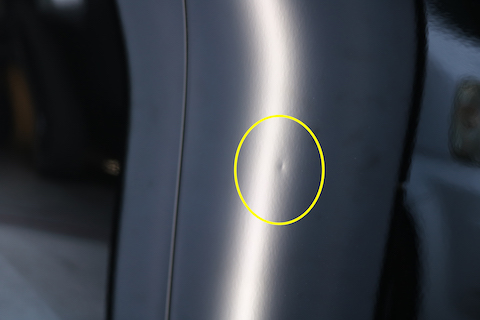 すごいヘコミ直し！とお客様も大絶賛のデントリペア