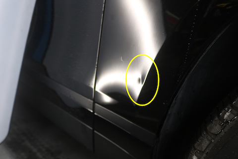 ゴルフの打ちっぱなしの間に愛車のヘコミ直し！