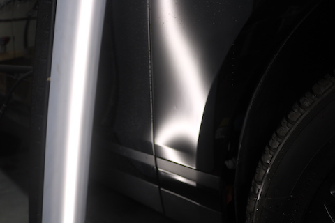 ゴルフの打ちっぱなしの間に愛車のヘコミ直し！