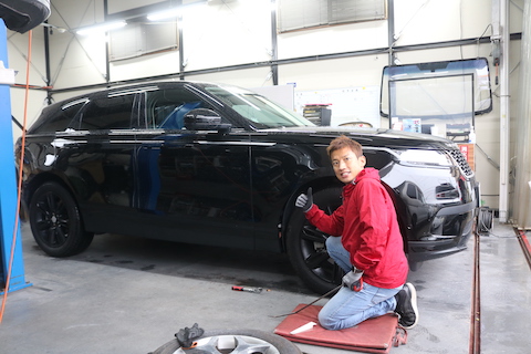 ゴルフの打ちっぱなしの間に愛車のヘコミ直し！