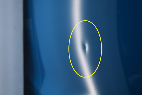 新車1日目で当て逃げされたヘコミが綺麗に直ります！