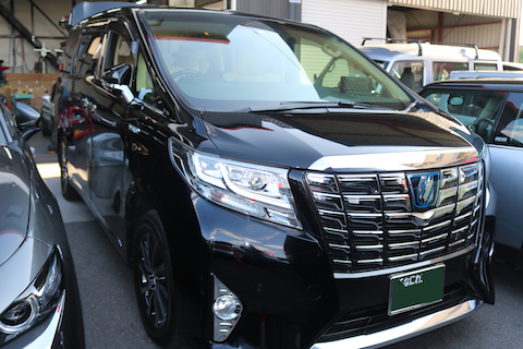 家の駐車場で自転車にあてた時もデントリペアでヘコミ修理！