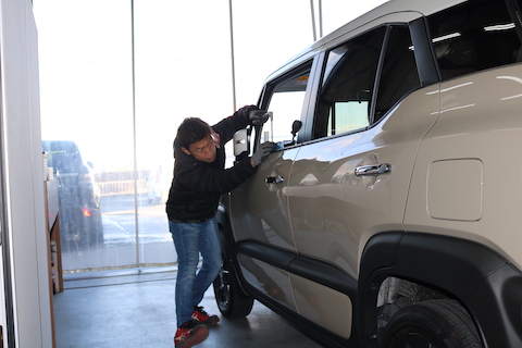 早くて綺麗に直るんですね！初めてのデントリペアで絶賛の声！