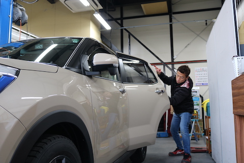 大事な愛車のヘコミ修理はデントリペアがオススメ！