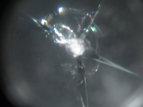 ハイエースのフロントガラスのひび割れは直ります！