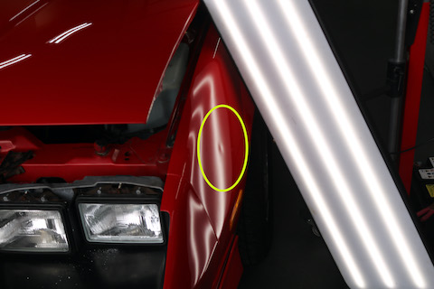 旧車など大事にしている愛車のヘコミ修理はデントリペア！