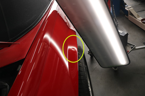 旧車など大事にしている愛車のヘコミ修理はデントリペア！