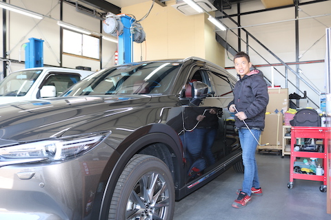 CX-8のエクボのヘコミはすぐに修理できます！