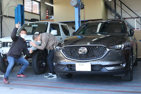 CX-8のエクボのヘコミはすぐに修理できます！