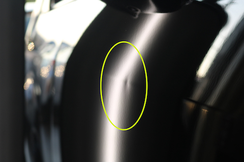 車のヘコミを当日に即時修理できます！