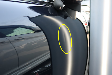 風にあおられたドアでヘコミ被害続出！そのヘコミ綺麗に直ります！