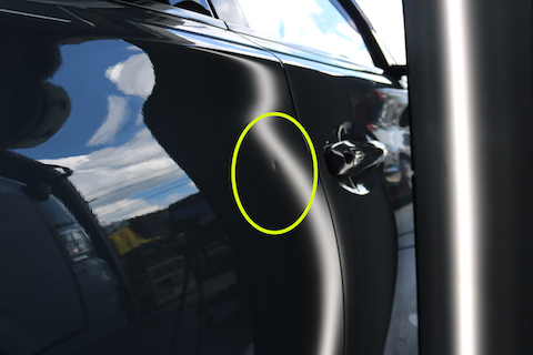 新車のヘコミを塗装なしで新車レベルに戻す技！