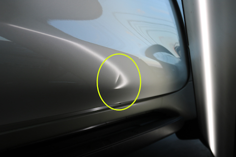 本当に綺麗に直ったとお客様驚き！新車のヘコミが瞬時に消える！