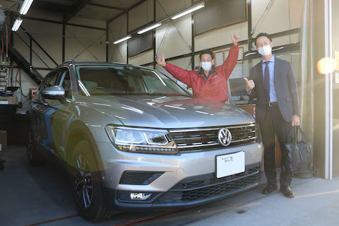 プレスライン上のヘコミでも、塗装しないデントリペア修理