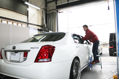 ルーフのヘコミを塗装しないで直す！