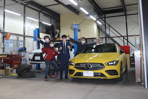 つぶれたプレスラインのヘコミがちょっと待つ間に直ります！