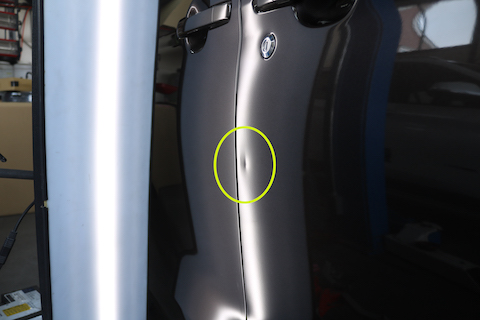 車のドア端っこのヘコミを15分〜で直す！