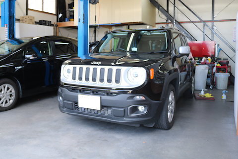 デントリペアで押せない場所は引っ張り出す！