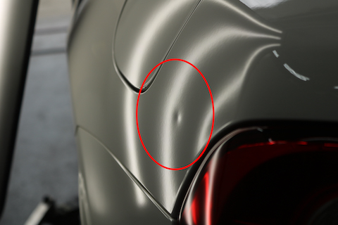 塗らないへこみ直しを探しデントスマイルに来店