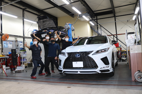 へこみで潰れたプレスラインをデントリペアで修理！