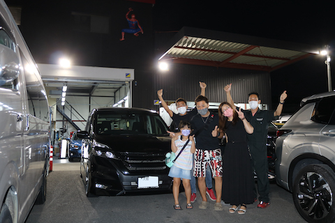 台風で被害続出のドアパンチのへこみを即時修理！