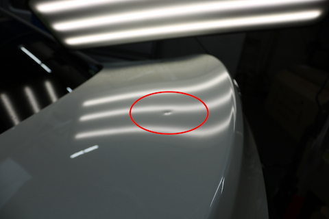 トランクのへこみも塗装しないでデントリペア修理可能！