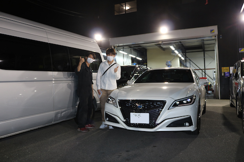 トランクのへこみも塗装しないでデントリペア修理可能！