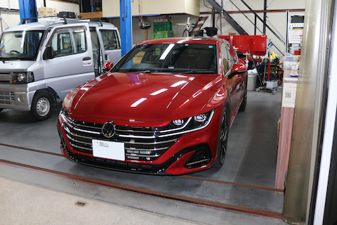 200kも以上の遠方から、へこみ修理のデントリペアでご来店！