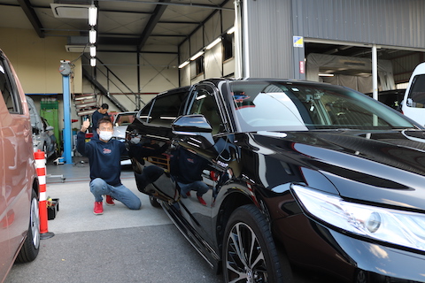 へこみができたその日に修理で綺麗に直ります！