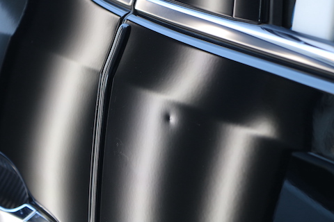 芯の深いへこみ、塗装をしないで鉄板を修正して直す！