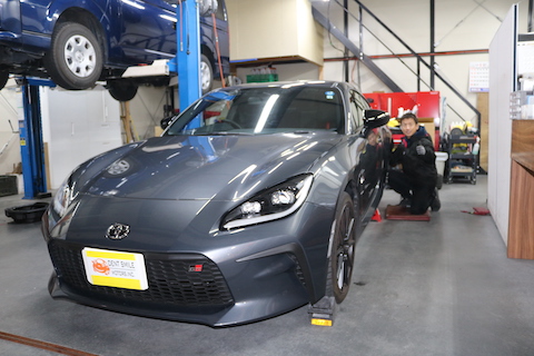 86リアフェンダーのへこみをデントリペアで即時解決！