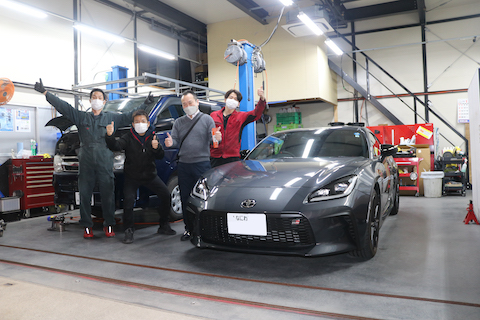 86リアフェンダーのへこみをデントリペアで即時解決！