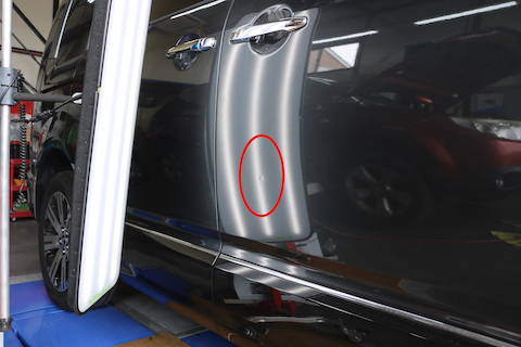 新車にへこみ、デントリペアなら即時修理で元通り！