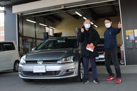 輸入車のフロントガラスひび割れもウインドリペア修理！