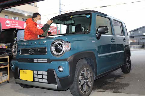 ウインドリペアでフロントガラス交換しない修理！