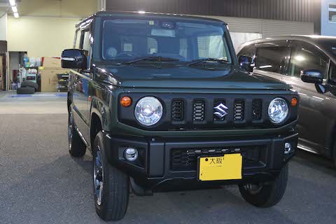 ジムニーのへこみを塗装しないデントリペア修理