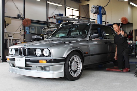 旧車BMWのへこみ修理をデントリペアで解決